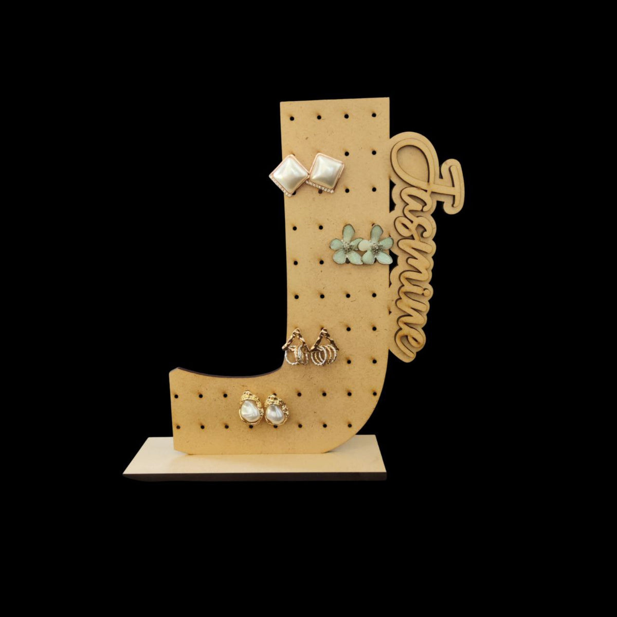 Personalised Earrings Stand (MDF Lasercut)