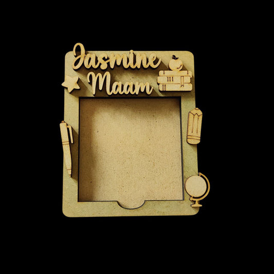 Personalised Post-it Pad - MDF (Celebrating Teachers)