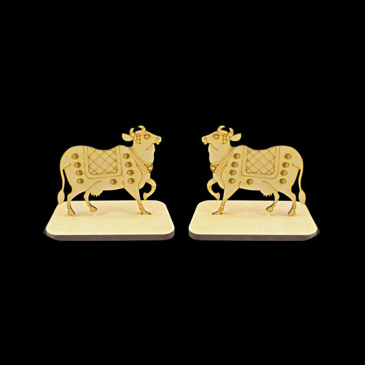 Pichwai Cow (Premarked MDF with Stand) Janmashtami Festive