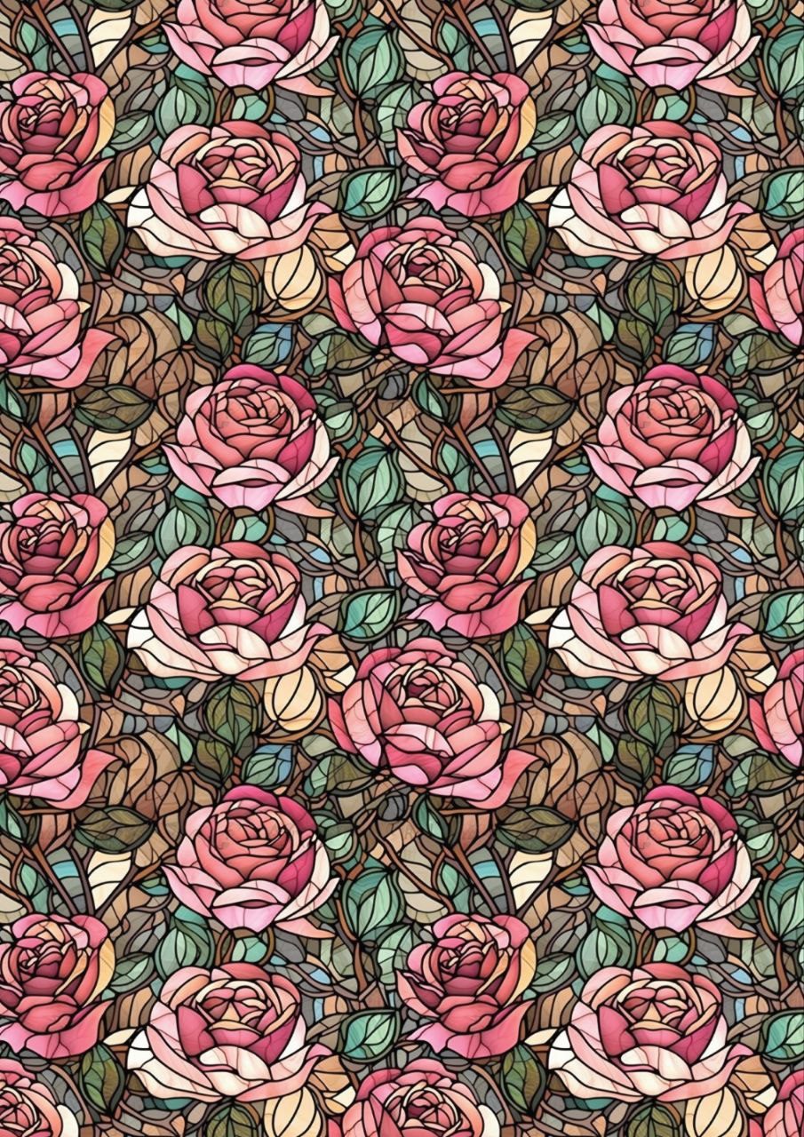 Porcelain print - Rounds (Instant Transfer Sheet)
