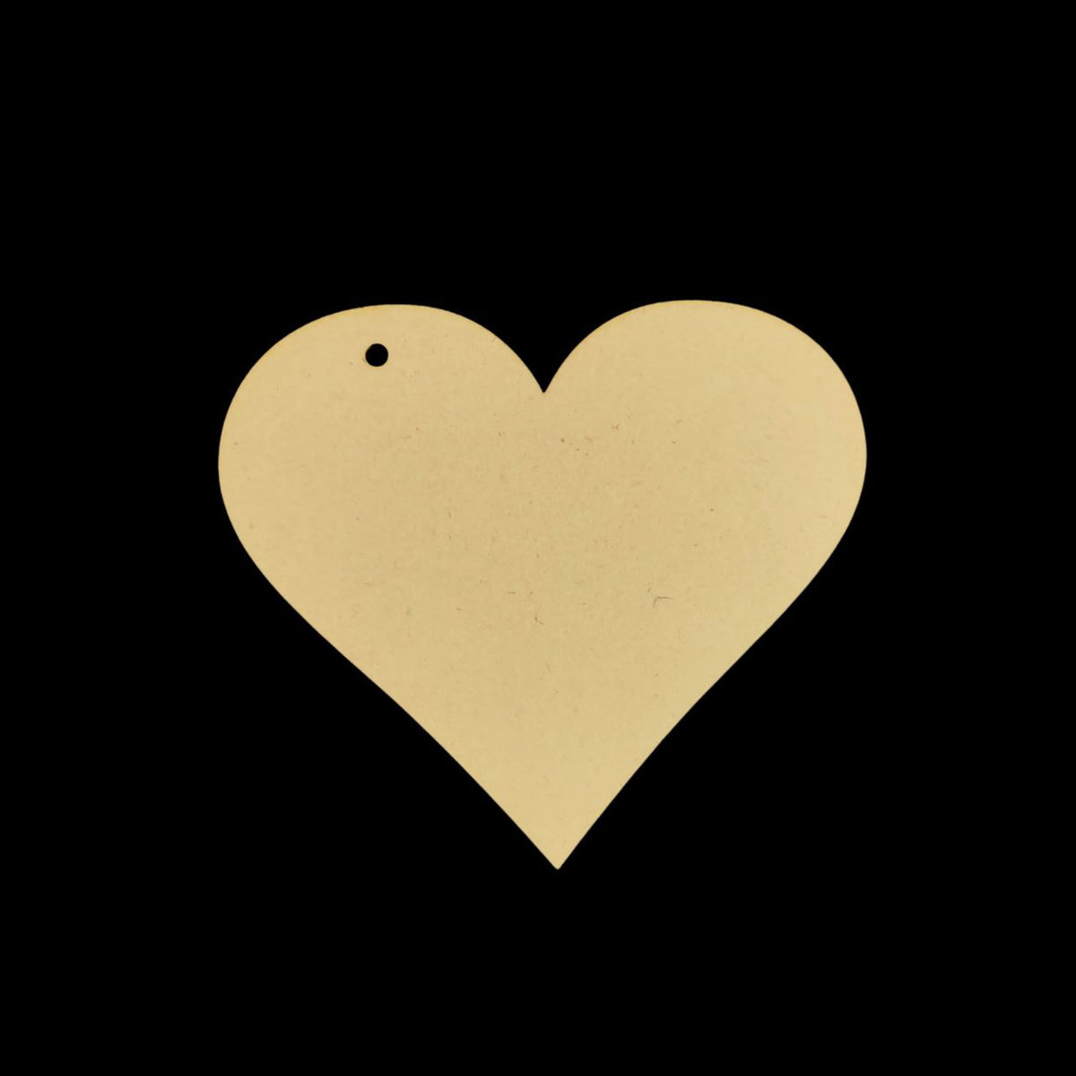 Plain Heart ( MDF Keychain Base - Valentine's )