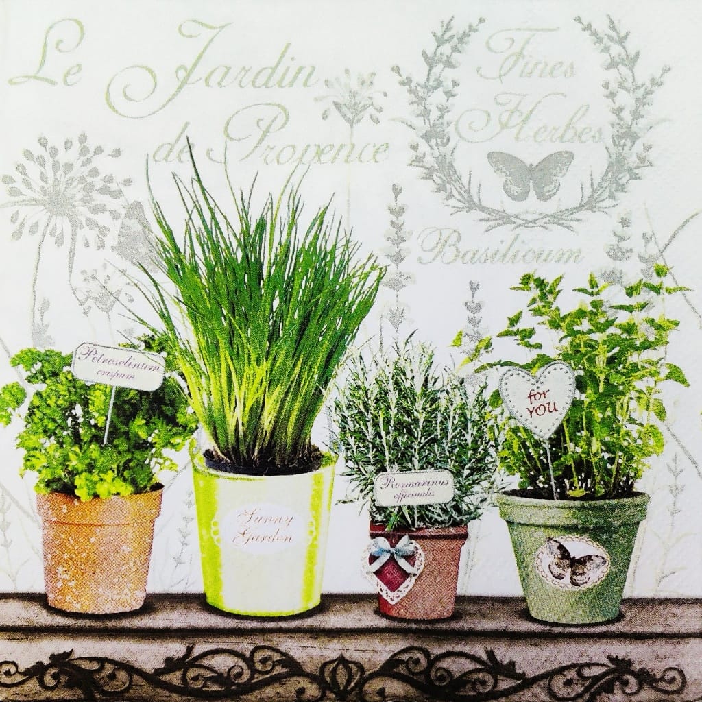 Plants n herbs ( German Napkins Tissues )