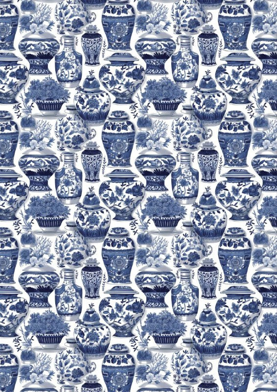 Porcelain Jars (Decoupage Paper)