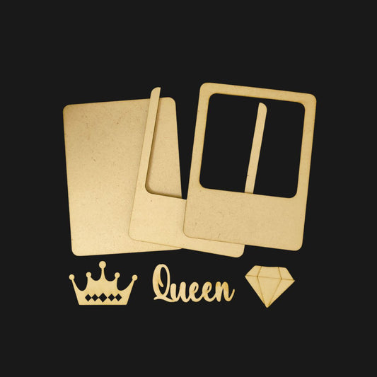 Queen (MDF Fridge Magnet Base)