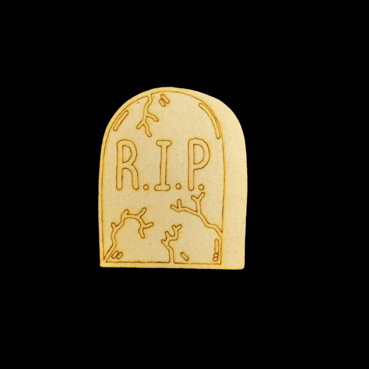 R.I.P grave stone (MDF Premarked Base -Halloween Collection) Lasercut