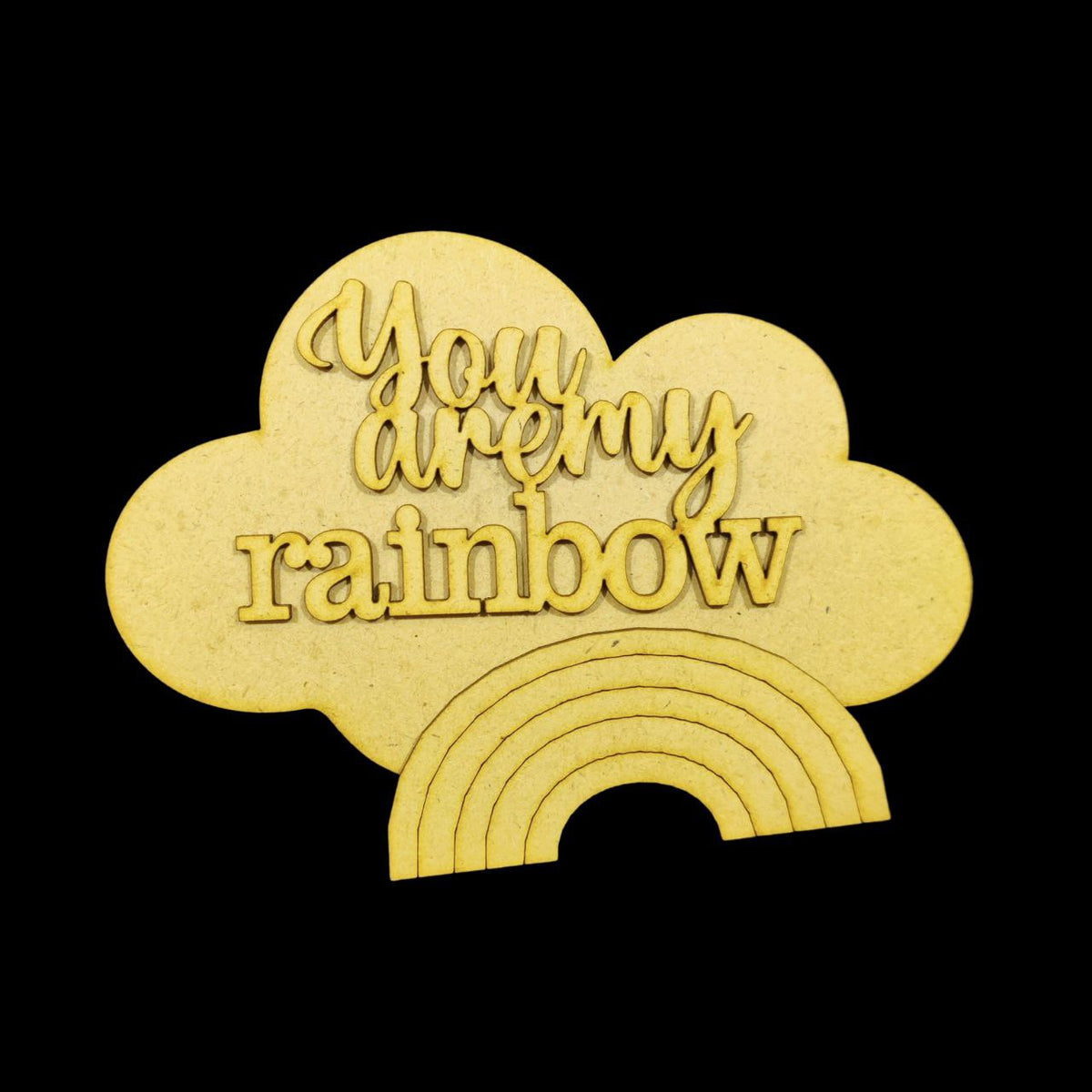 Rainbow ( Love Puns - Fridge Magnet Base - Valentine's Collections )