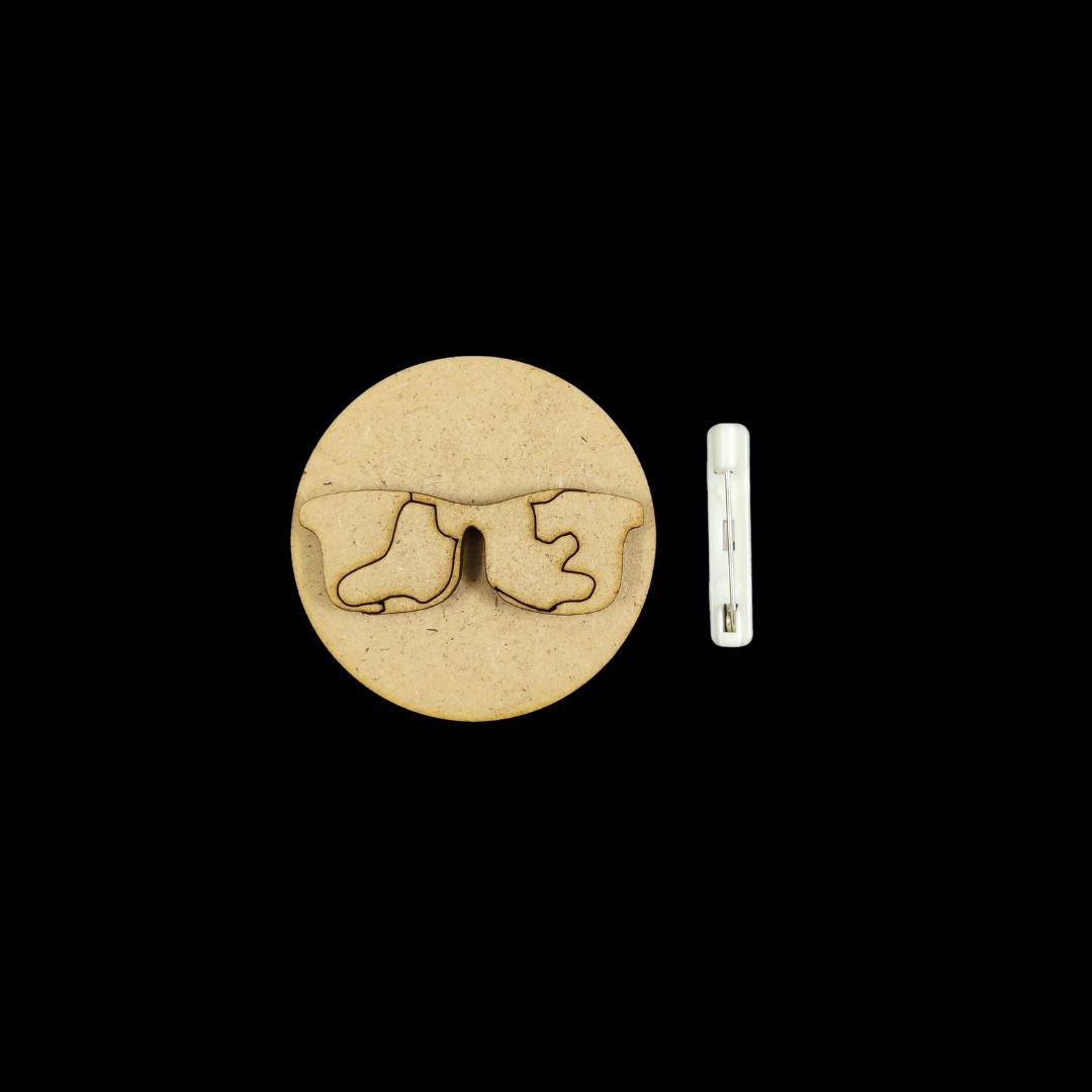 Rangeela Sunglasses - Holi Badge Pin (MDF)