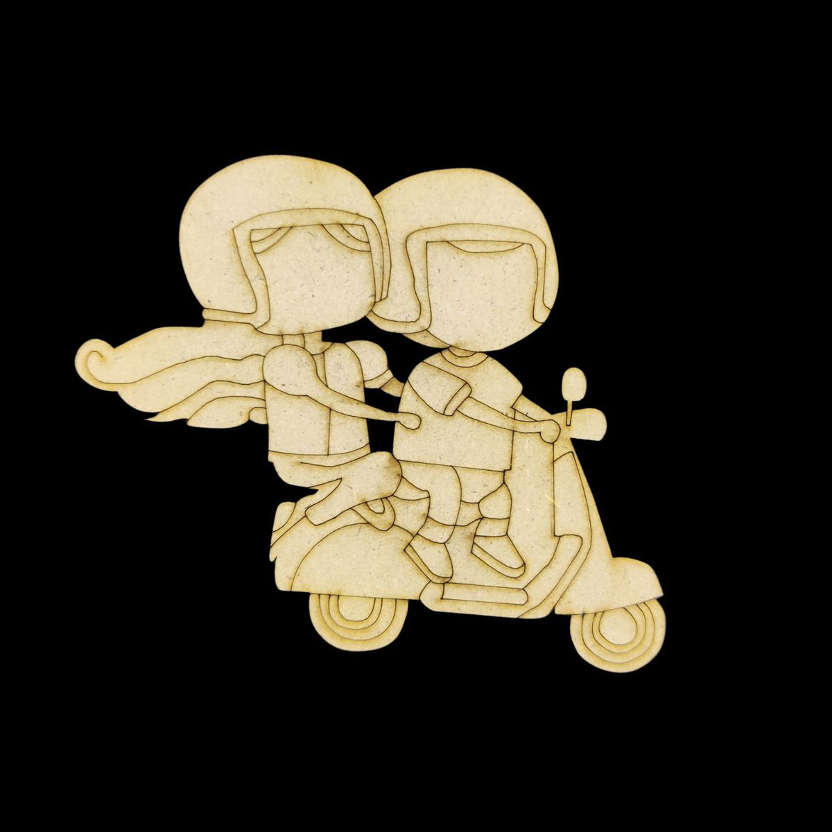 Ride in Love (MDF Premarked Embellishment)