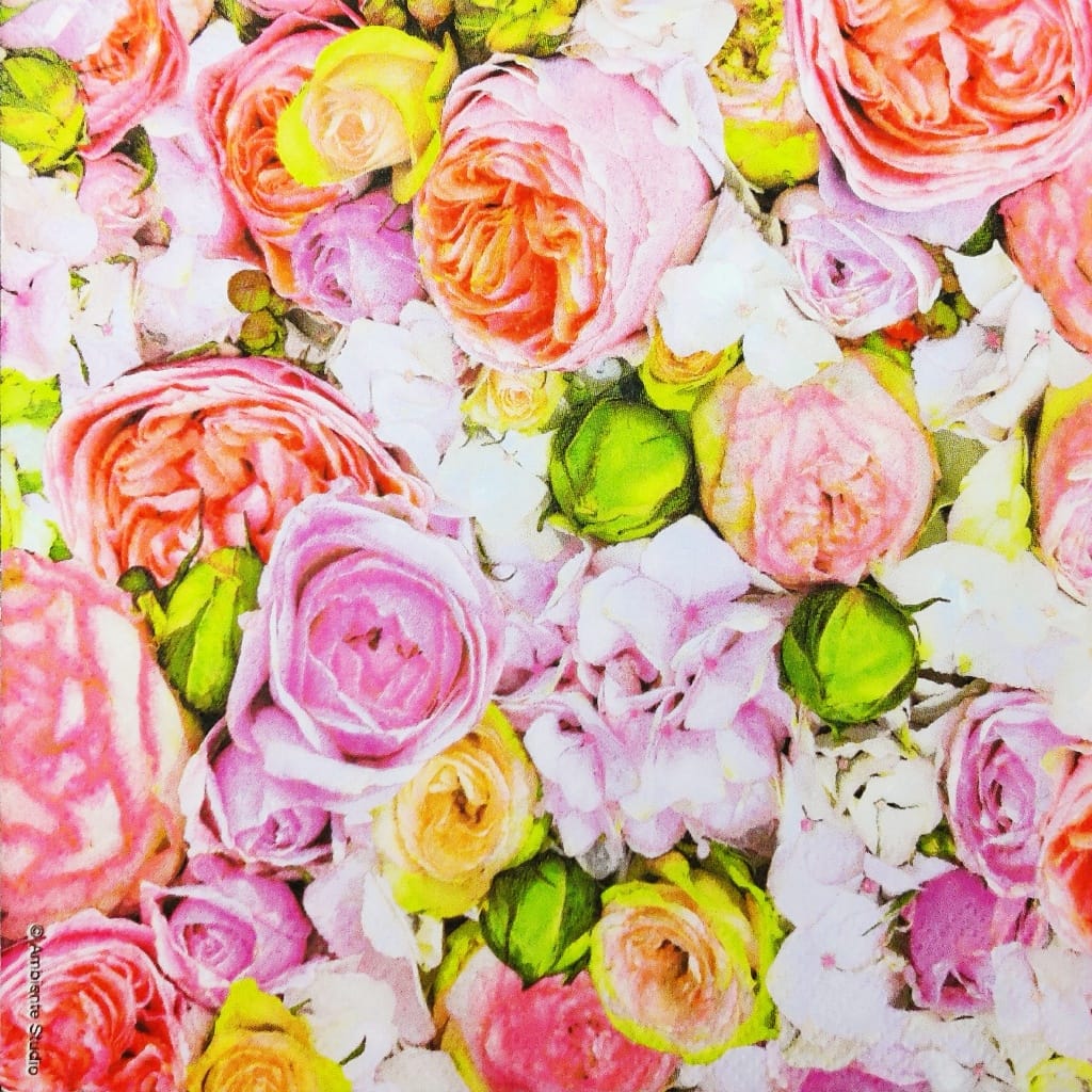 Bunch of Roses ( German Napkins Tissues )