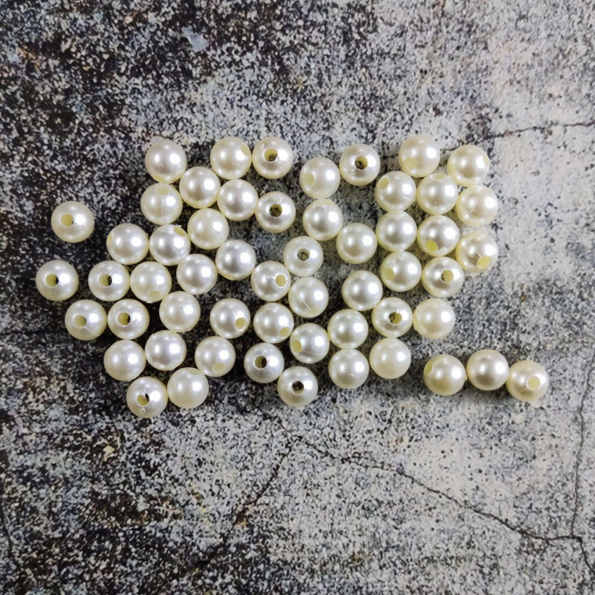 Pearl beads - Round Acrylic (Art & Craft Embellishment)