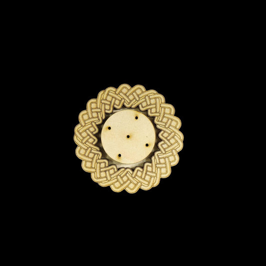 Round Fancy (Agarbatti stand - Incense stick holder - MDF)