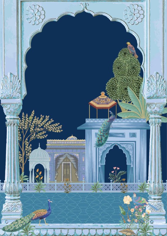 Royal Pool (Decoupage Paper)