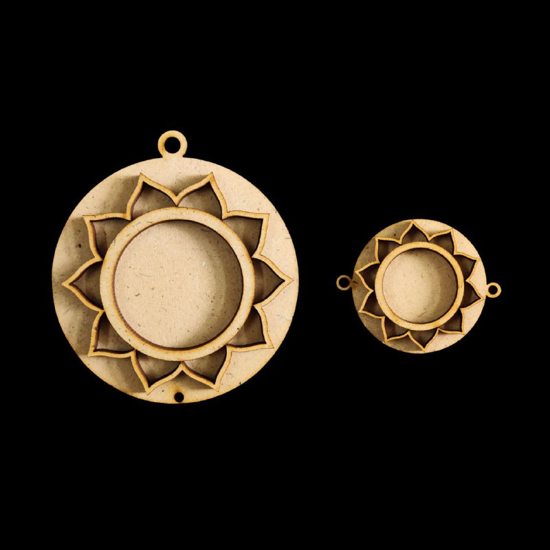 Royal Sun (Layered Rakhi and lumba set - MDF )
