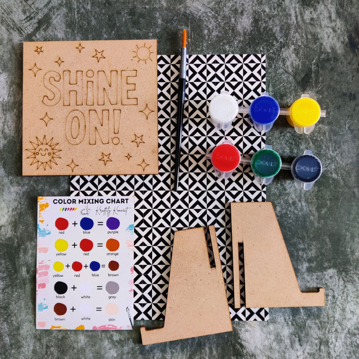Shine On! (DIY Desk Decor Kit - Premarked MDF)