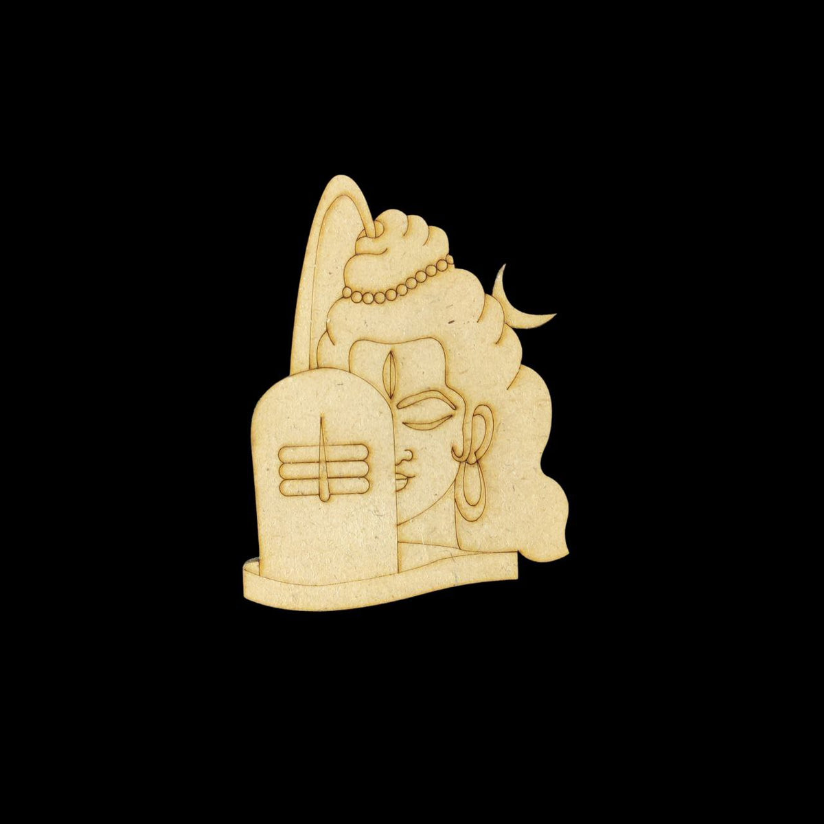 Shiva Shivling (MDF Premarked Base)Festive Collection