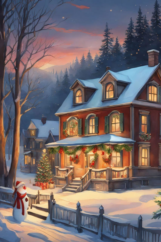 Santa world - Seamless (Christmas - Decoupage paper )