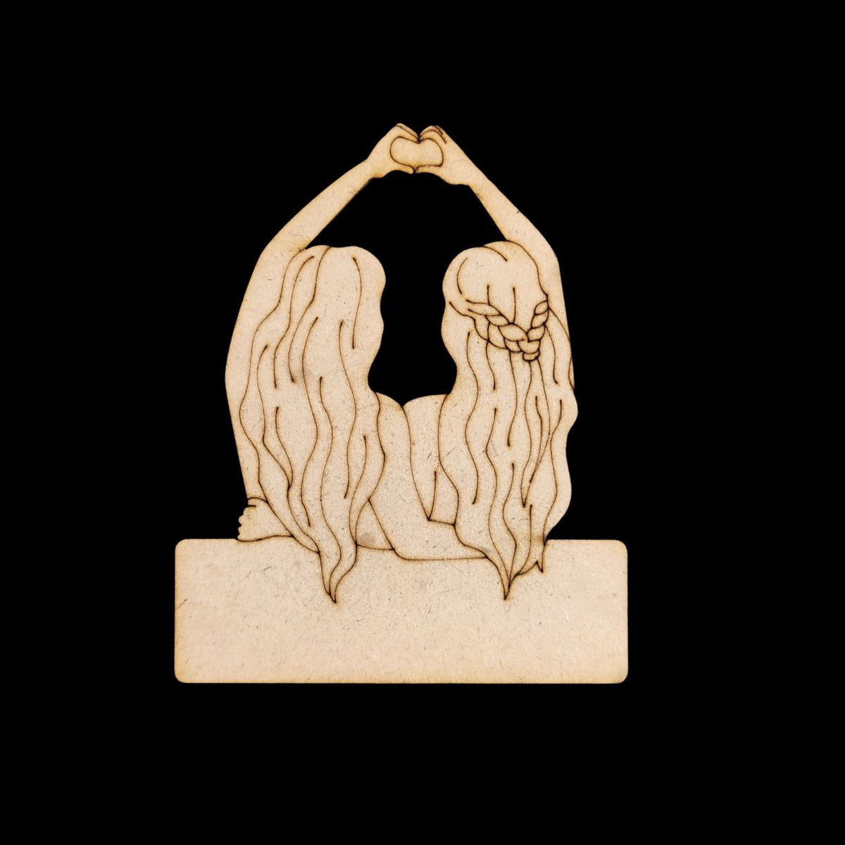 Soul-Friends Forever (MDF Mini Fridge Magnet Name Boards)