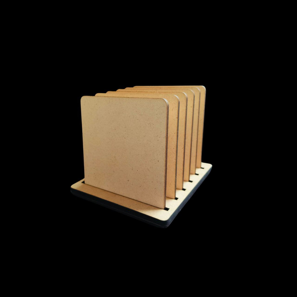 Curved Square Coaster (MDF Blank)
