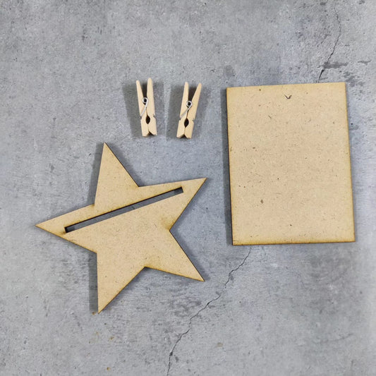 Star (MDF | Desk Photo | To Do List | Display Stand )