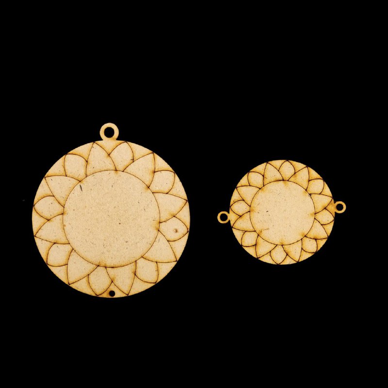 Sunflower (Premarked Rakhi and lumba set - MDF )