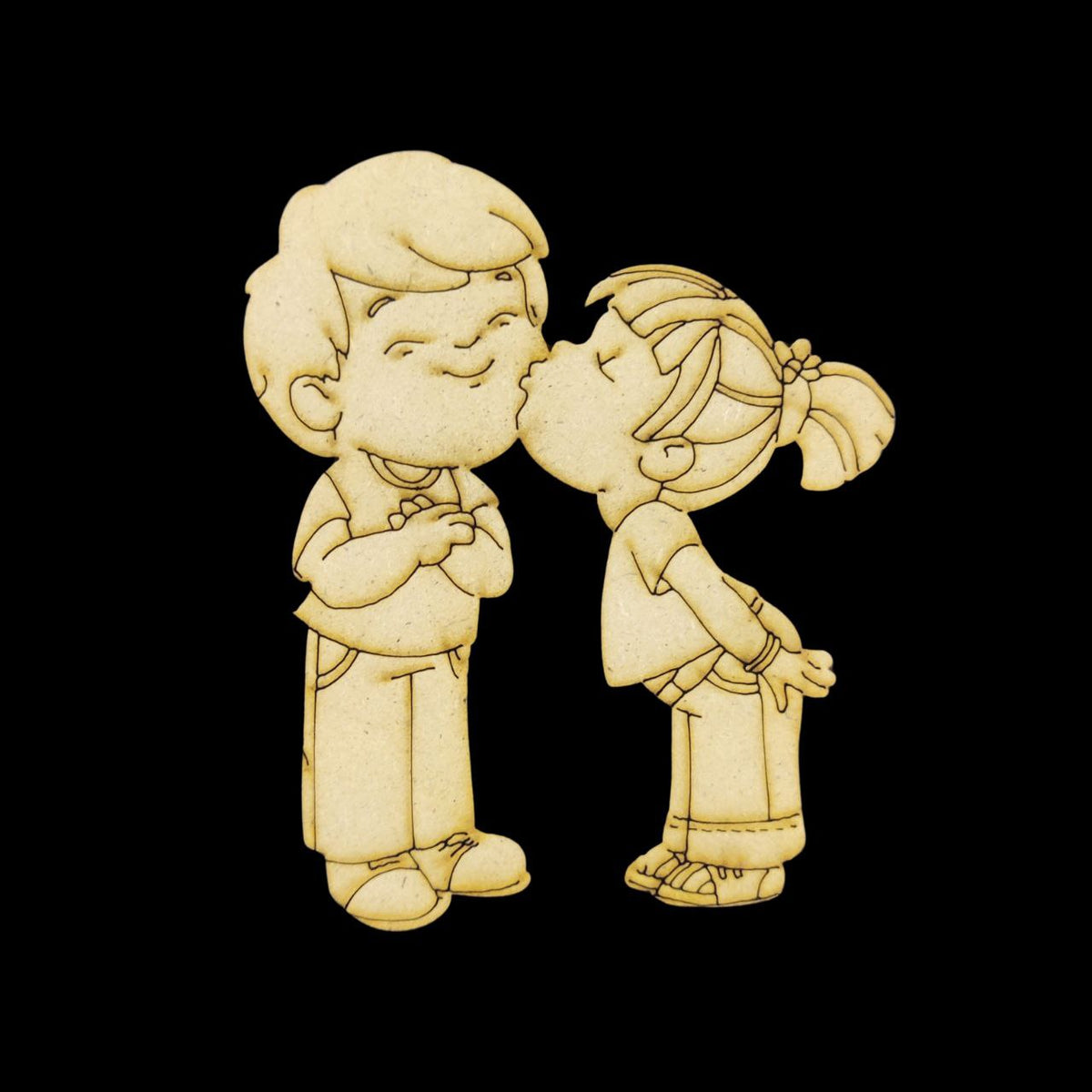 Sweet Kisses (MDF Premarked Embellishment)