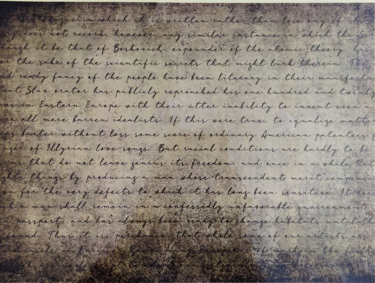 Tattered Script ( Instant Transfer Sheets ) Clearance