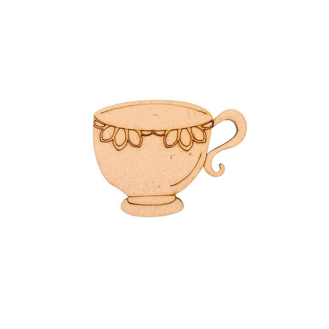 Tea-Cup ( LaserCut MDF Desi Collection )