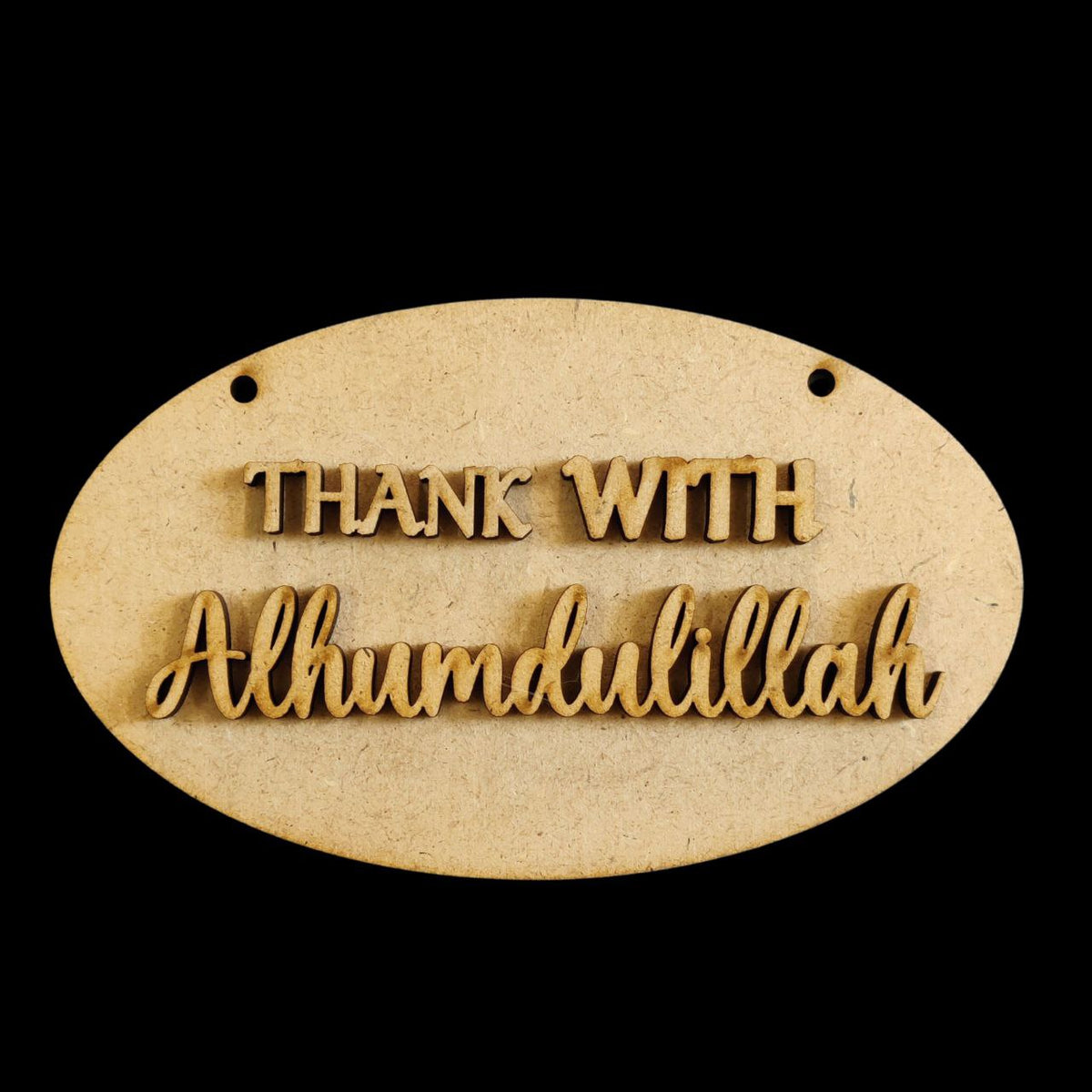 Thank With Alhumdulillah (MDF- Mini boards) Islamic Collection