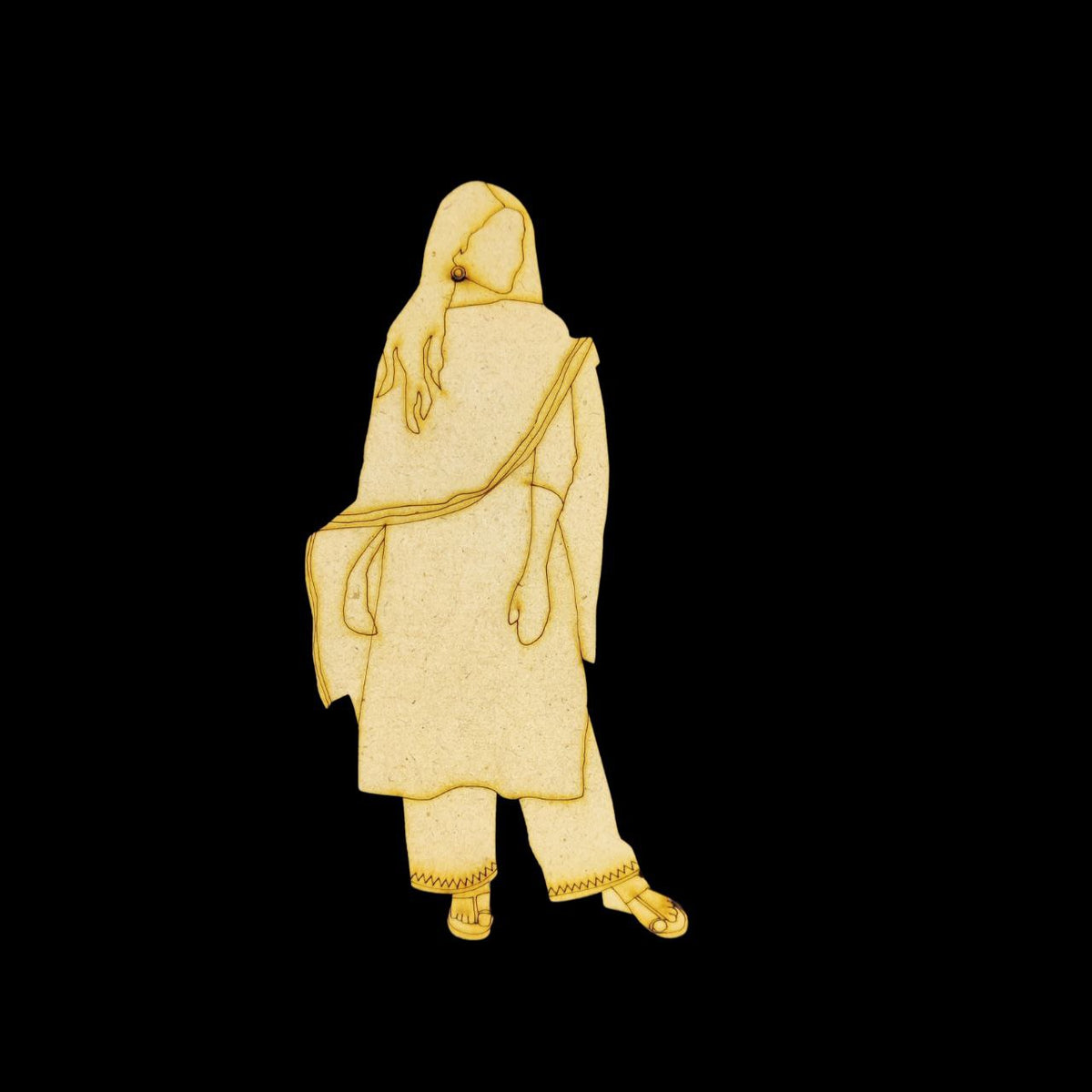 The Artist (Celebrating Women)MDF Premarked Embellishments