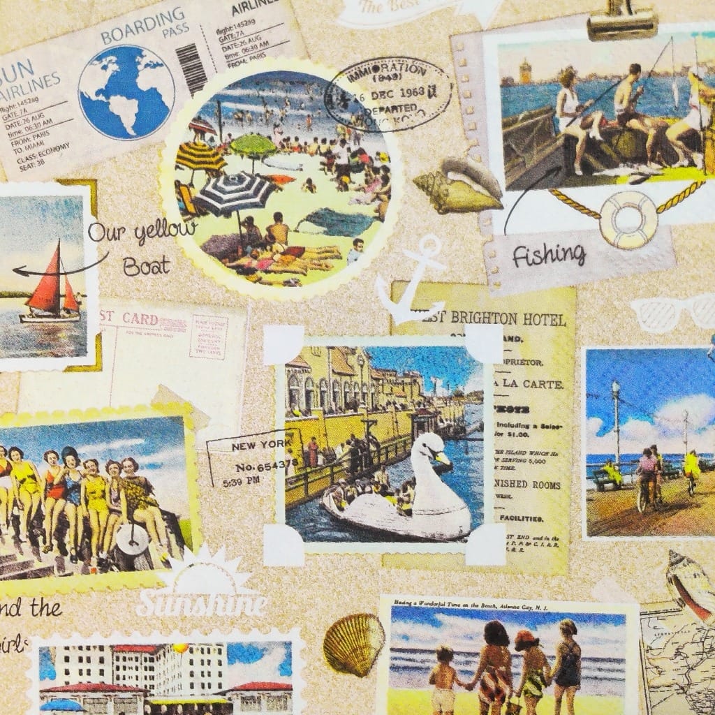 Travel Stamps ( German Napkins Tissues )