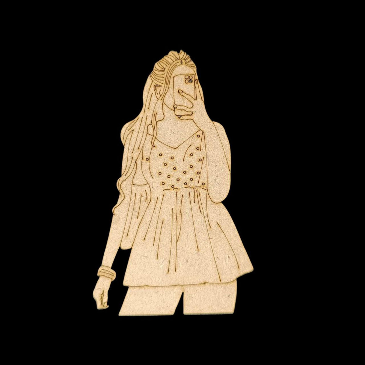 Trend Setter Girl (MDF Premarked Base)
