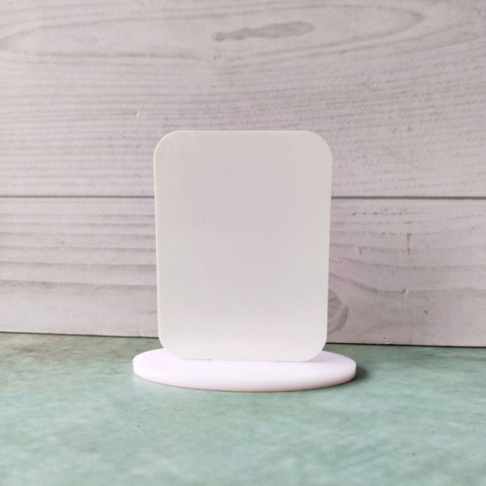 White Acrylic Stand