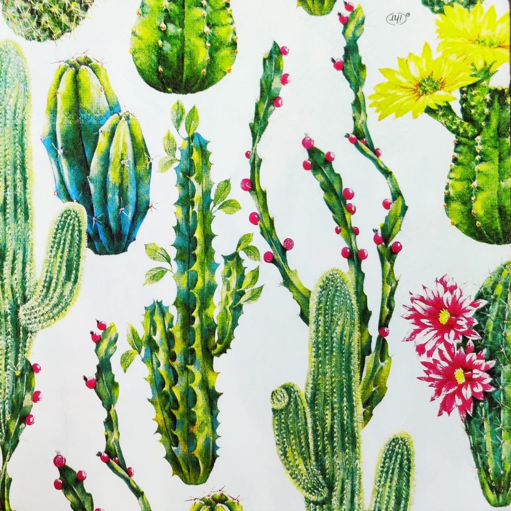 Wild Cactus ( German Napkins Tissues )