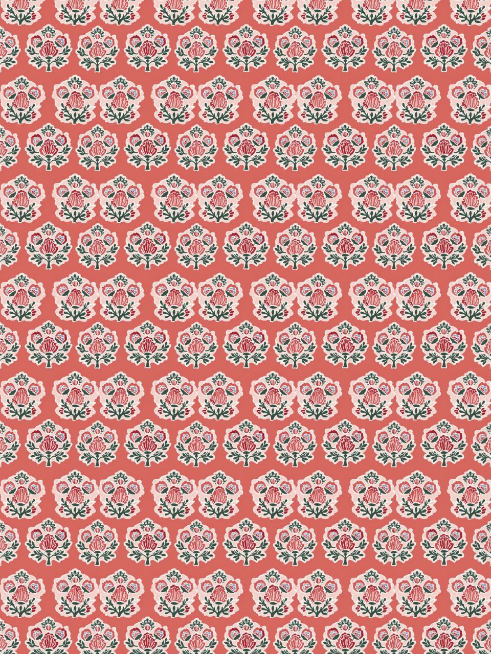 Wishing Tree - Seamles Block Print (Instant Transfer Sheet)