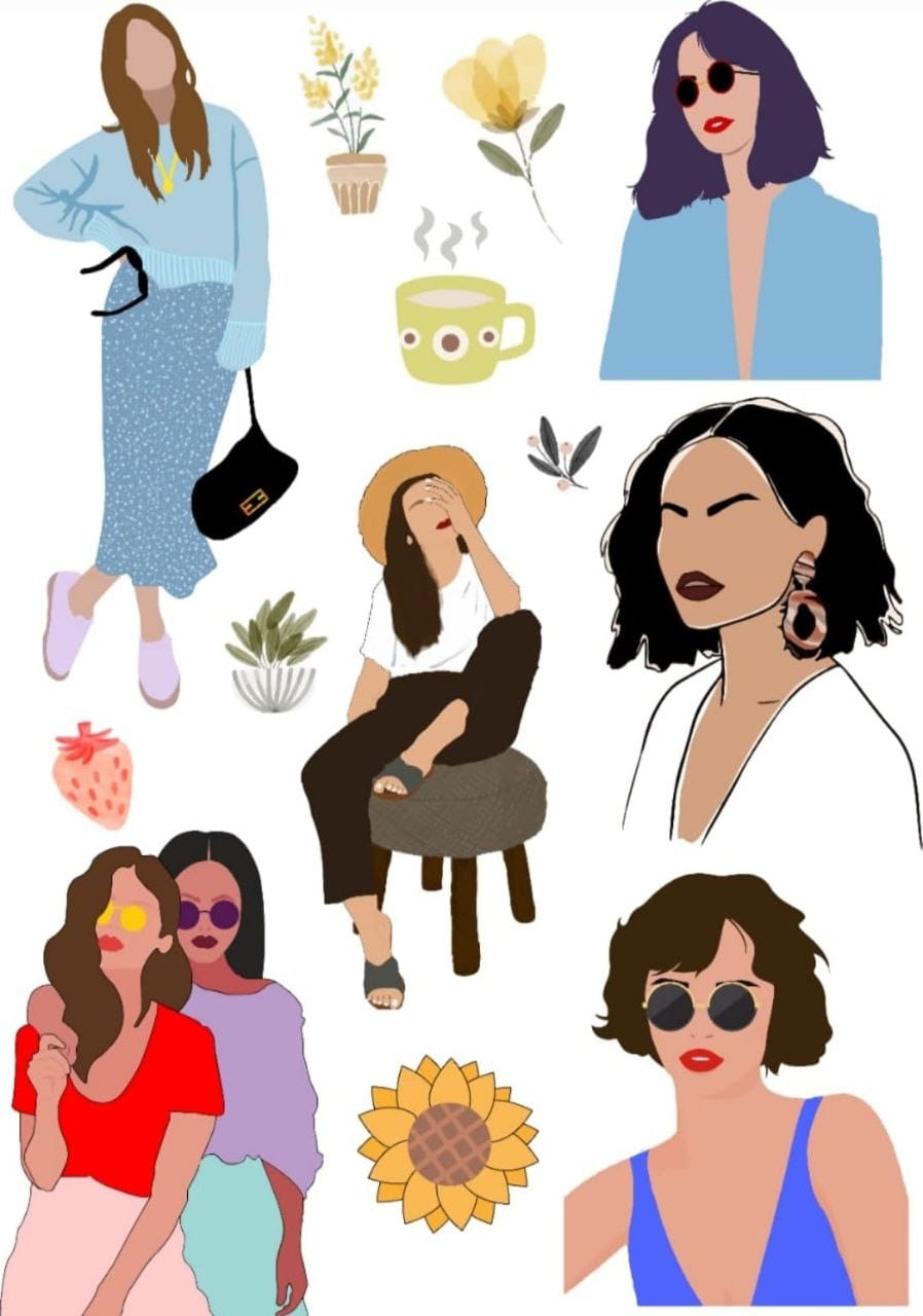 Woman are us ( Instant Transfer Sheets )