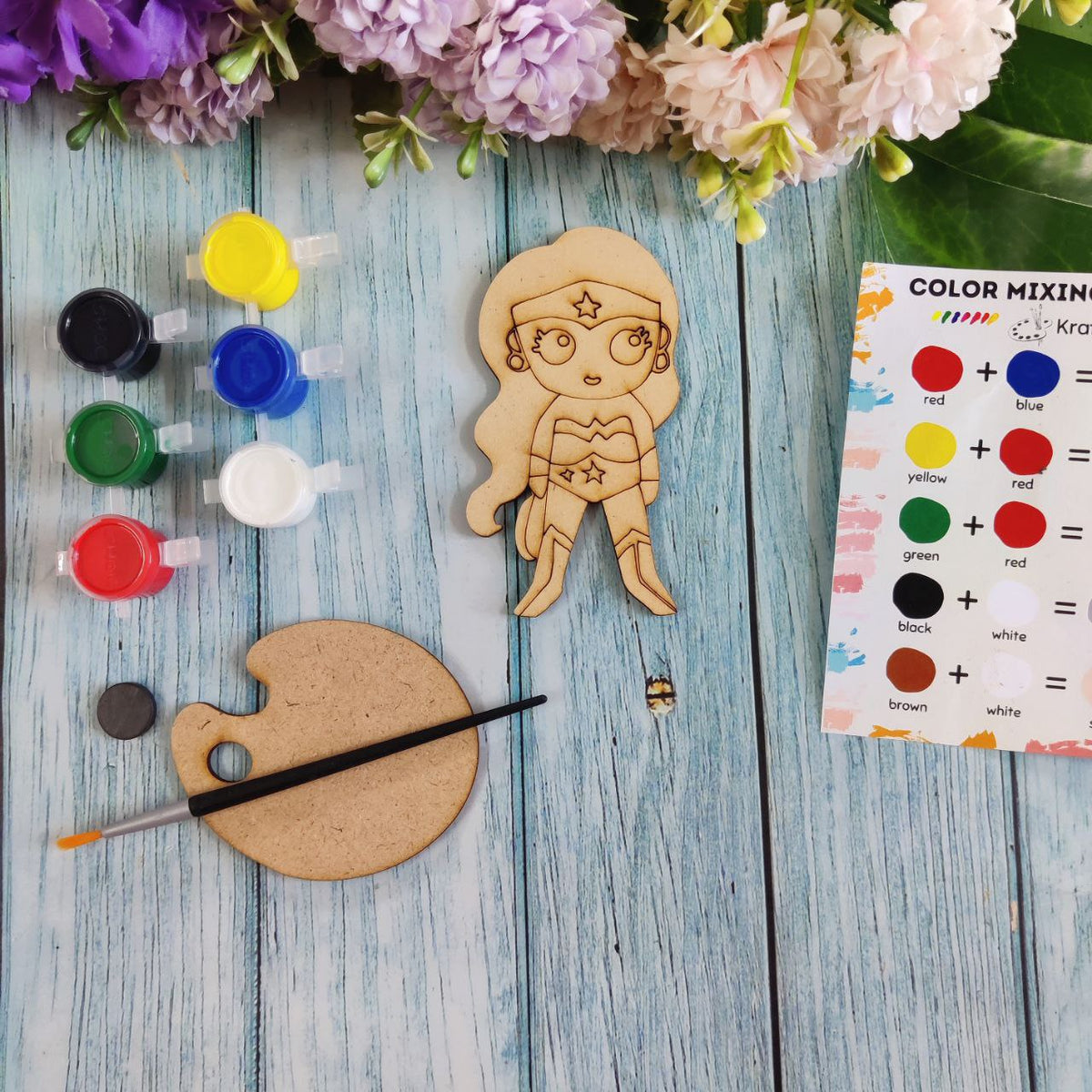 Wonder Woman (Fridge Magnet DIY kit) MDF