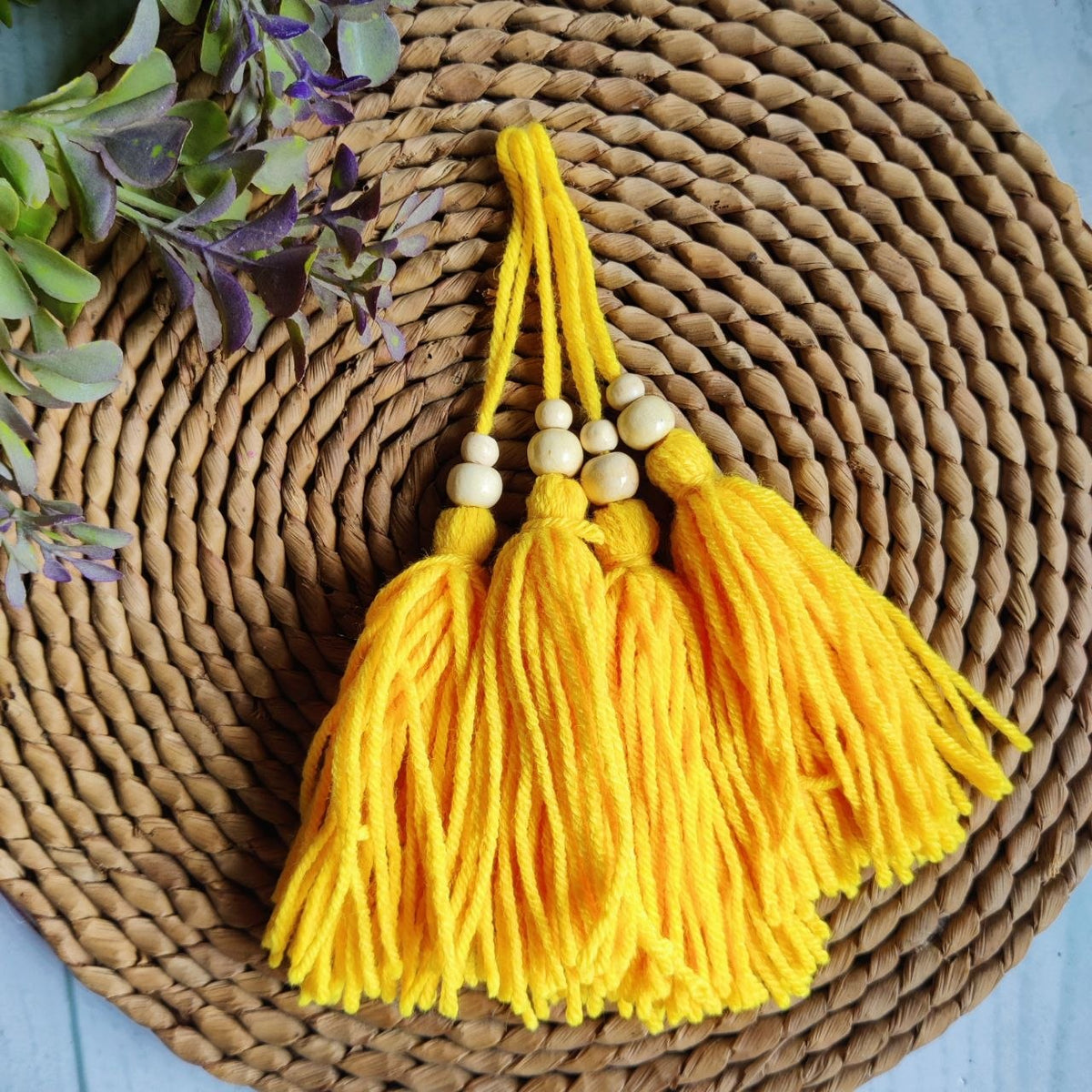 Yellow - Woolen Latkan