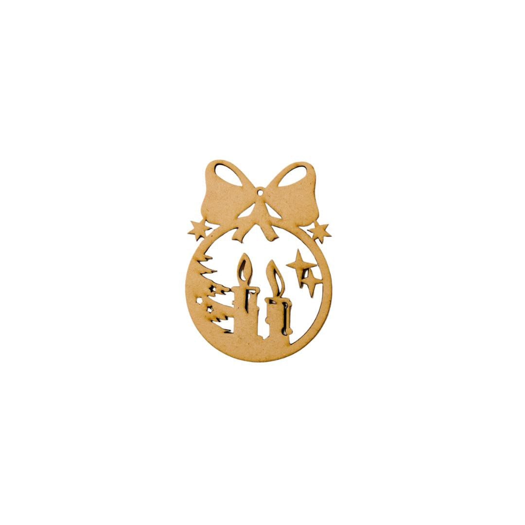 Bowball ( MDF - Christmas Ornaments )