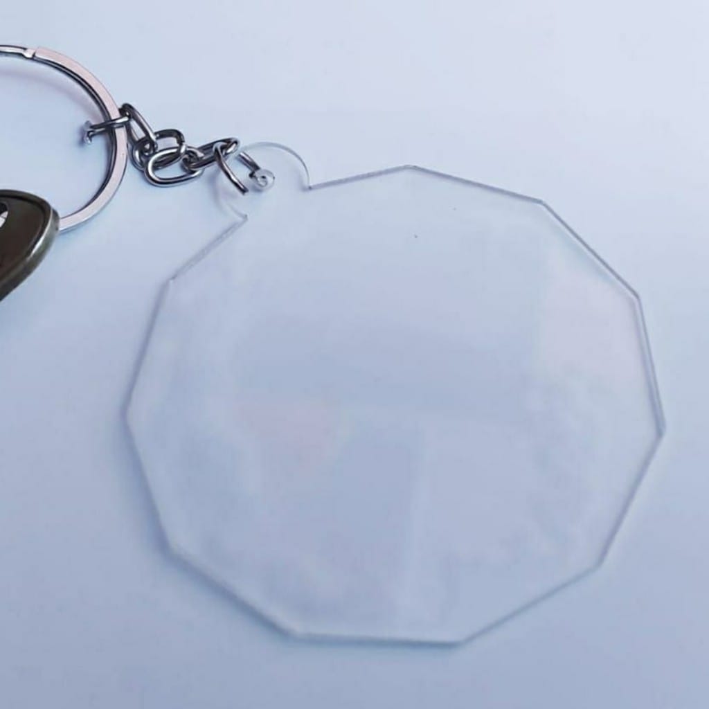 11 sided ( Acrylic Keychain Base )