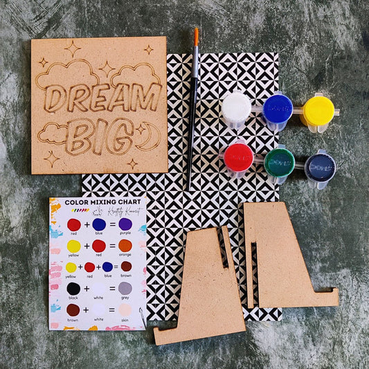 Dream Big (DIY Desk Decor Kit - Premarked MDF)