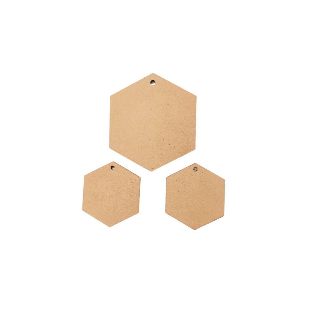 Hexagon Earrings