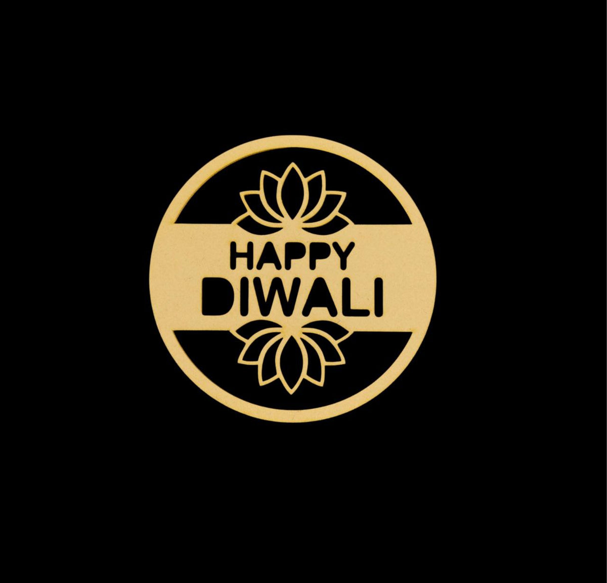 Round design - Happy Diwali Tags ( MDF Diwali collections )