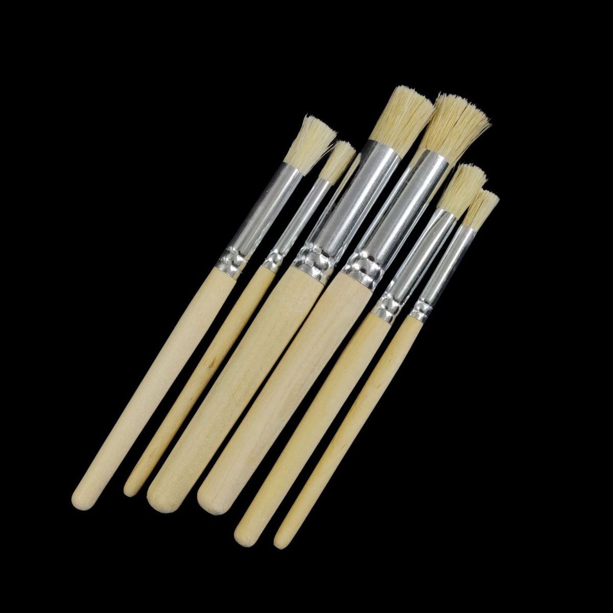 Stencil Brush set of 6 ( Crafting Tools )