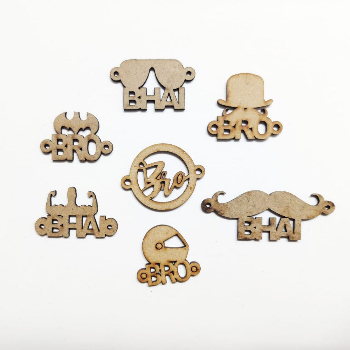 Set Of 7 ( Bro Designs ) Rakhi Bases