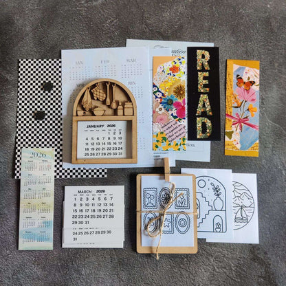 Fridge Magnet Calendar Kit 2026 (Kitchen)