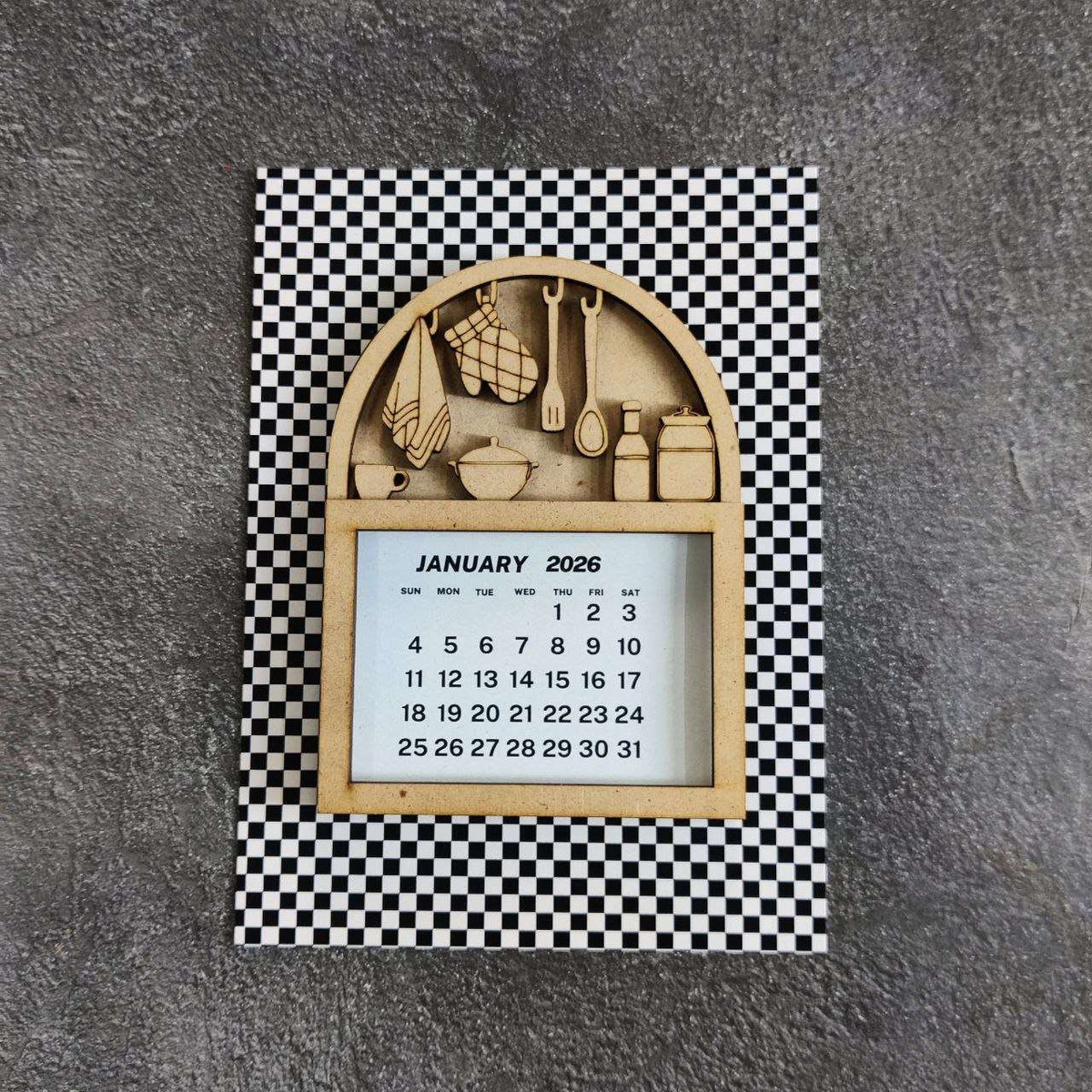 Fridge Magnet Calendar Kit 2026 (Kitchen)