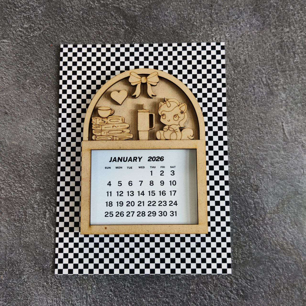 Fridge Magnet Calendar Kit 2026 (Girls)