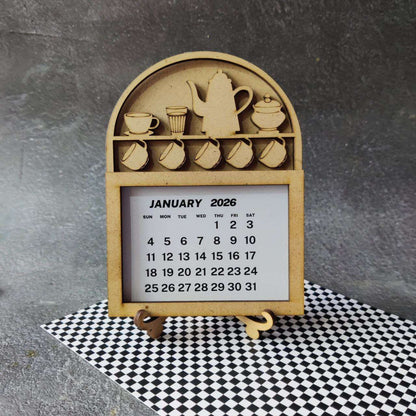 Desk Calendar Kit 2026 (Chai/Tea)