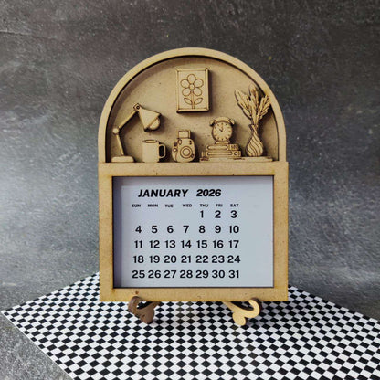 Desk Calendar Kit 2026 (Aesthetic)