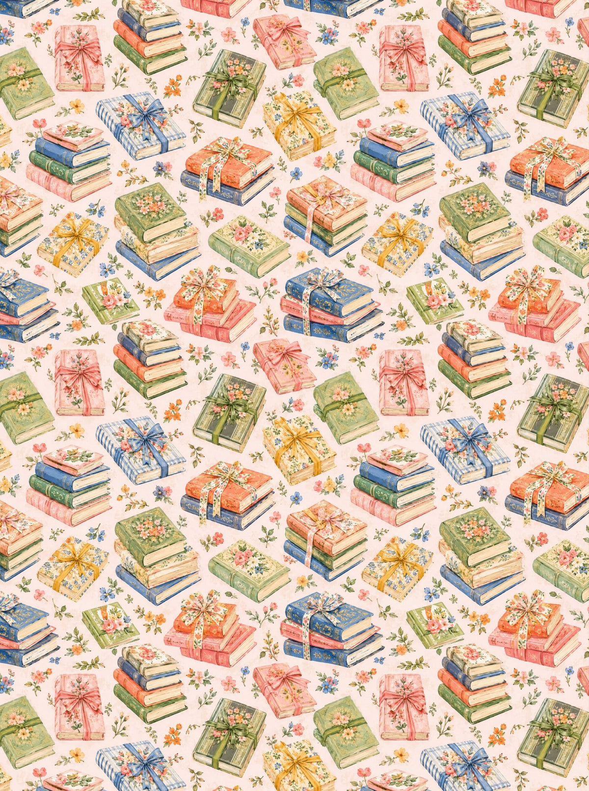 Teacher's Day Books Full Size  (Decoupage Paper)